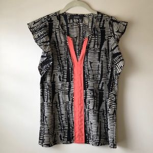 Fab’rik flutter sleeve top